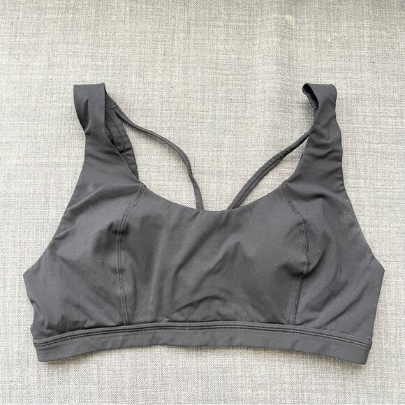 Sweaty Betty Sports Bra Crisscrossed Back Women’s size M Black - Picture 1 of 4